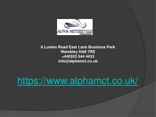 AlphaMCT PPT - London