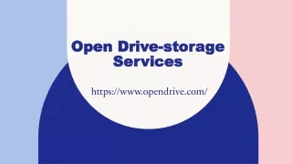 Open Drive-storage Services