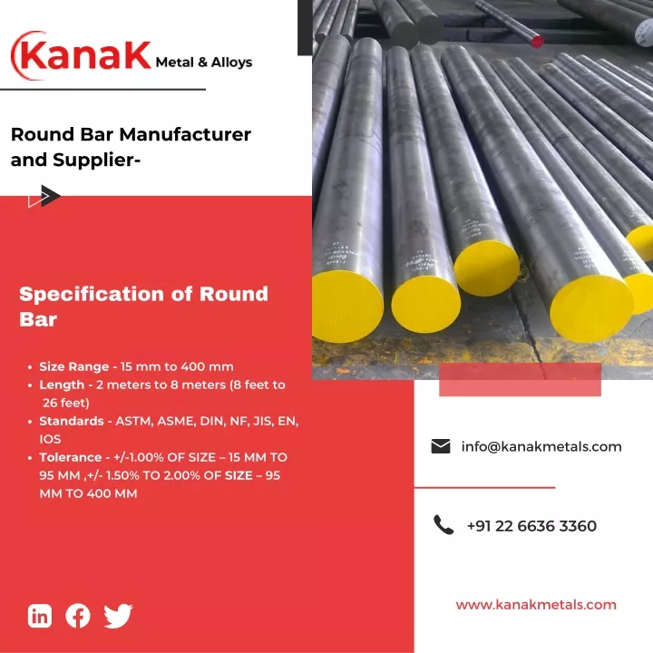 round bar manufacturer and supplier