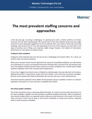 maintec technologies pvt ltd
