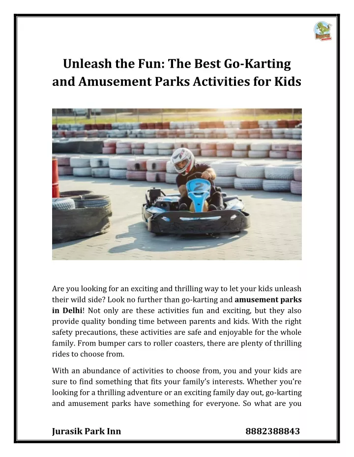 unleash the fun the best go karting and amusement