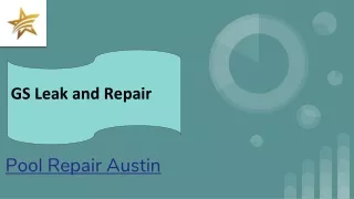 Pool  Repair, Maintenance & Inspection in Austin TX