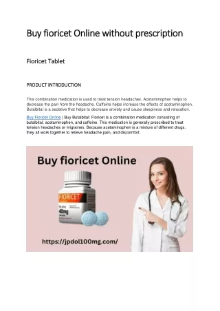 Buying fioricet online
