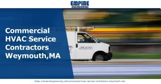 Hire one of the best commercial hvac service contractors in Weymouth, MA easily with Empire Engineering