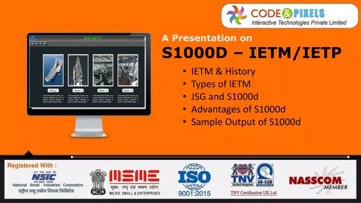 a presentation on s1000d ietm ietp ietm history