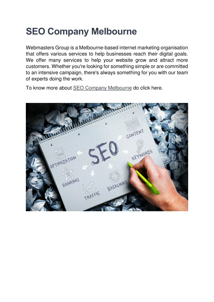 seo company melbourne