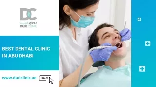Top & Best Dental Clinics in Abu Dhabi – Duriclinic.ae