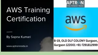 aws training certification