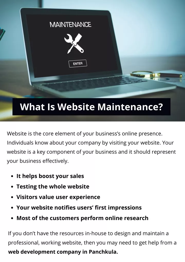 what is website maintenance