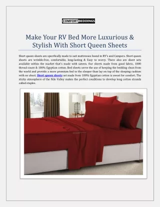 make your rv bed more luxurious stylish with