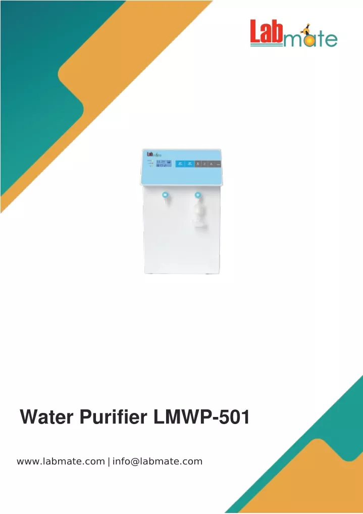 water purifier lmwp 501