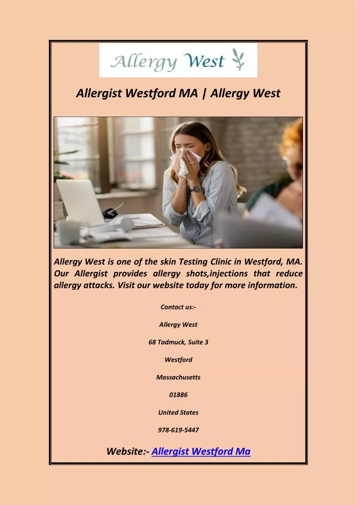allergist westford ma allergy west