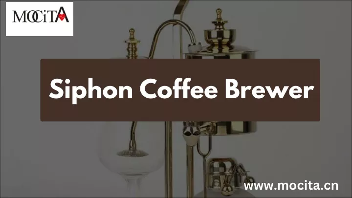 siphon coffee brewer