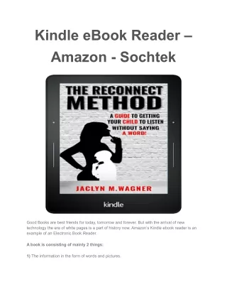 Kindle eBook Reader | Amazon - Sochtek