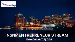 NSNP Entrepreneur Stream - Canvantage Immigration