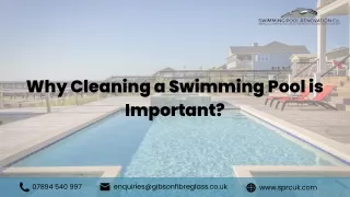 Why Cleaning a Swimming Pool is Important