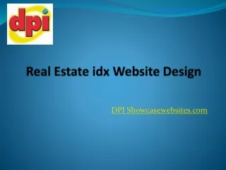 Real Estate idx Website Design