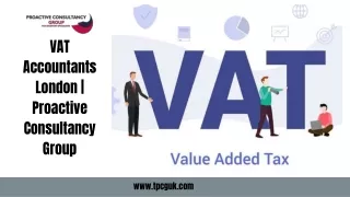 VAT Accountants London - Proactive Consultancy Group