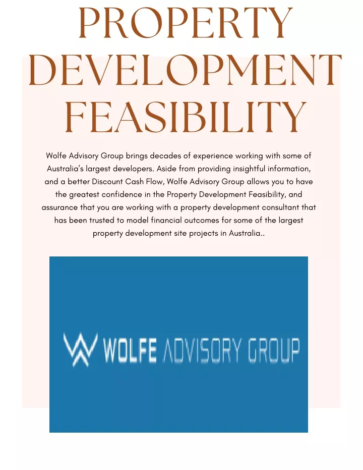 property development feasibility