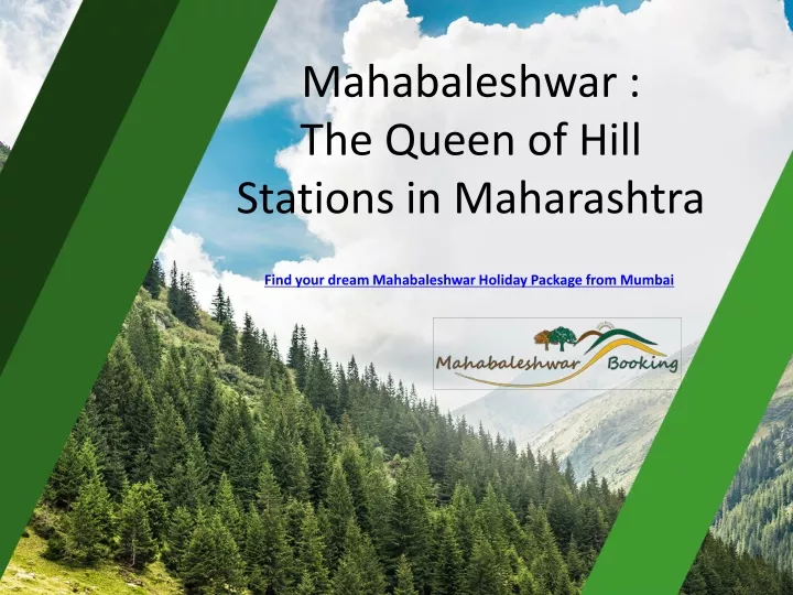 mahabaleshwar the queen of hill stations