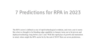 7 predictions for rpa in 2023