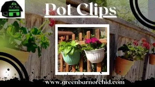 Get Top Quality Pot Clips for sale- Green Barn Orchid