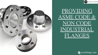 ASME CODE  NON CODE INDUSTRIAL FLANGES