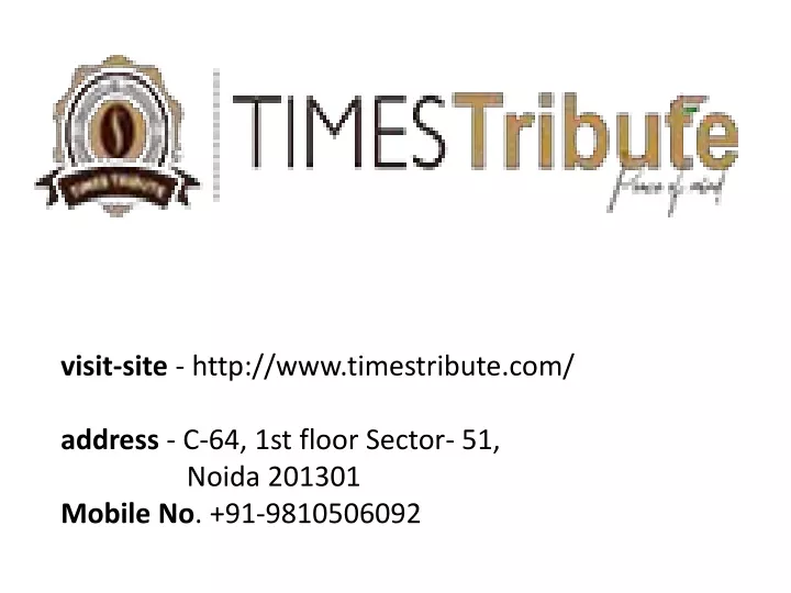 visit site http www timestribute com address