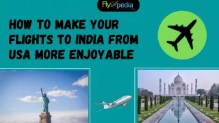 how to make your flights to india from usa more
