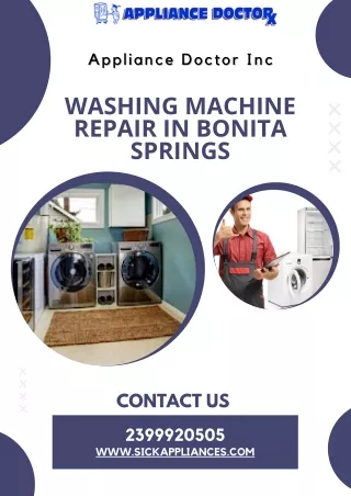 Washing Machine Repair Bonita Springs | Appliance Doctor Inc