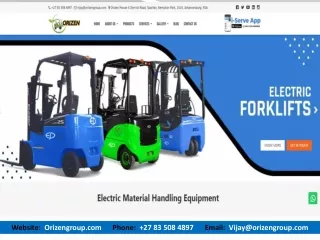 Electric Pallet Jacks_Orizen Group