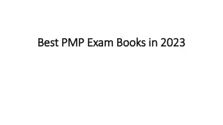 Best PMP Exam Books in 2023
