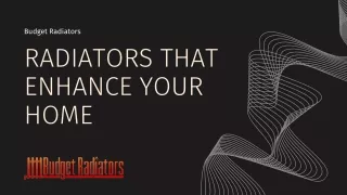 budget radiators