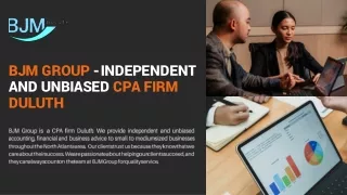 BJM Group - Independent And Unbiased CPA Firm Duluth