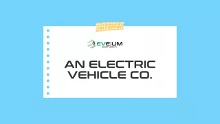 Electric Scooter-EVeium