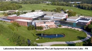 Laboratory Decommission and Removed The Lab Equipment at Discovery Labs – PA