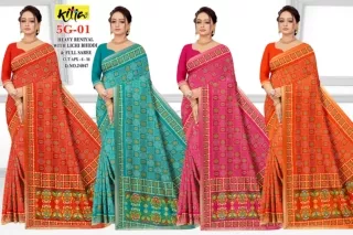 Renial saree manufacturer in surat 5G 01 - New Saree Catalogue 2023