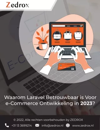 Waarom Laravel betrouwbaar is voor e-commerce ontwikkeling in 2023?
