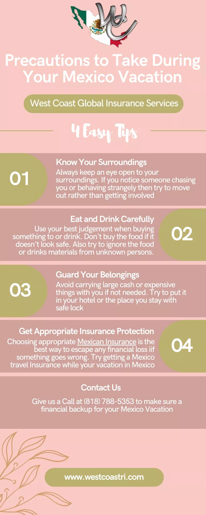 precautions to take during your mexico vacation