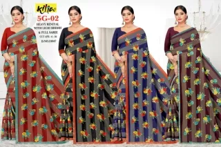 Best saree manufacturer in surat - New Saree Catalogue 2023 (5G-2)