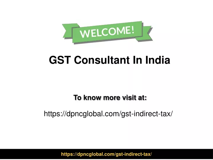 gst consultant in india