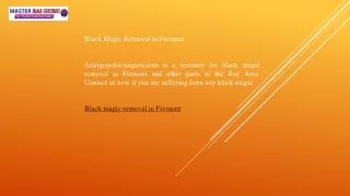 black magic removal in fremont
