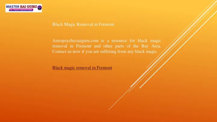 black magic removal in fremont