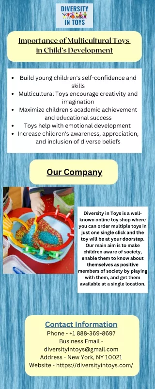 importance of multicultural toys in child