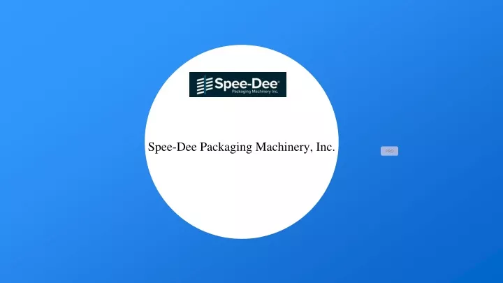 spee dee packaging machinery inc