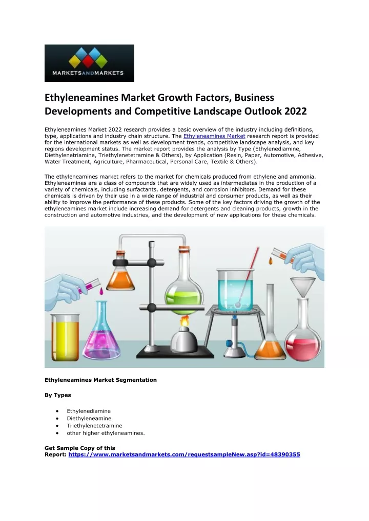 ethyleneamines market growth factors business