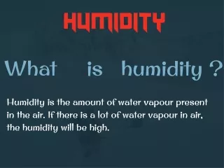 humidity