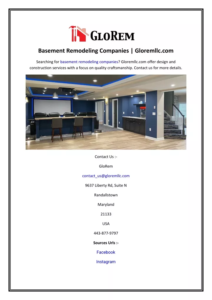 basement remodeling companies gloremllc com