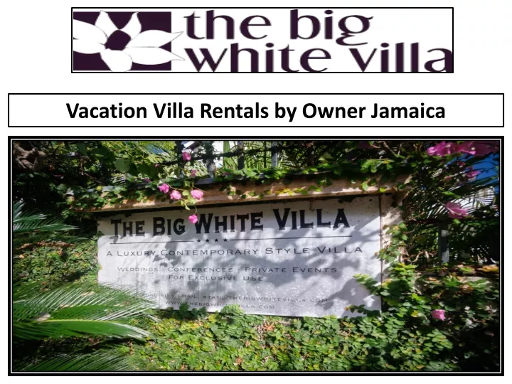 v acation v illa r entals by owner jamaica
