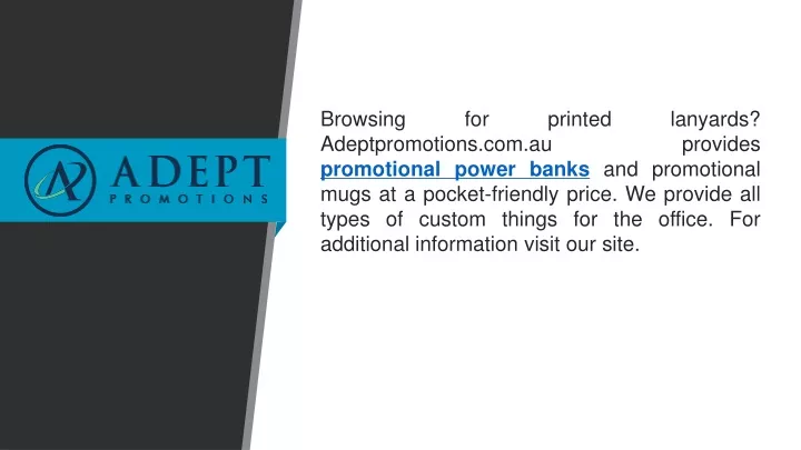 browsing for printed lanyards adeptpromotions